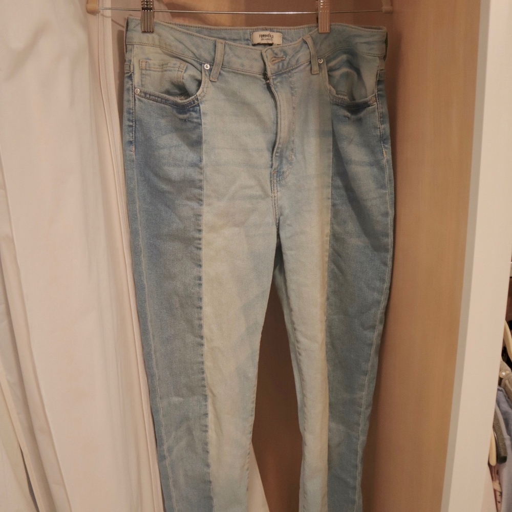 Forever 21 two toned jeans